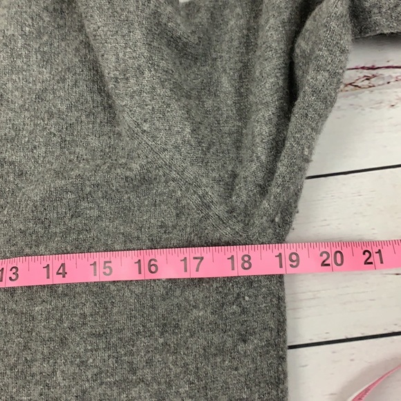 Charter club gray cashmere long sleeve sweater  L - Picture 8 of 10